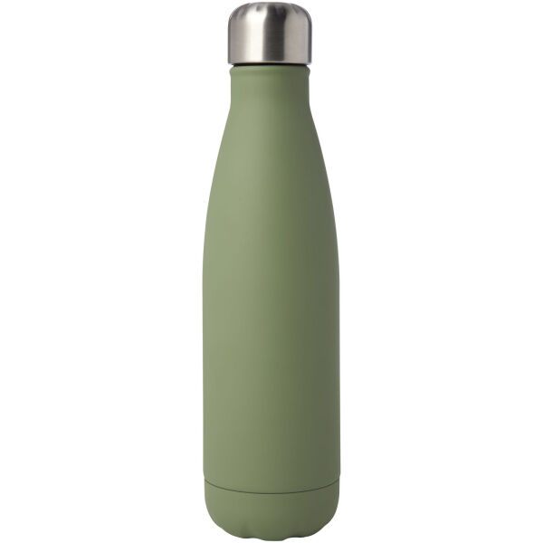 Cove 500 ml RCS certified recycled stainless steel vacuum insulated bottle  - Heather green