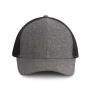 Urban Truckerpet - 6 panelen Silver Heather / Dark Grey One Size