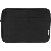 Joey 14 inch GRS gerecyclede canvas laptophoes, 2 l - Zwart