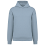 Ecologische uniseks oversized sweater met capuchon Aquamarine XXS