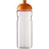 H2O Active® Base 650 ml bidon met koepeldeksel - Transparent/Oranje