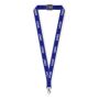 Polyester lanyard met reflecterende draden Polyester lanyard met reflecterende draden