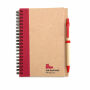 SONORA PLUS - Notitieblok en balpen - Rood