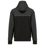 3-laags unisex softshelljas Black / Dark Grey L