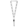 Afneembare polyester lanyard met reflectives Afneembare polyester lanyard met reflectives