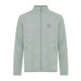 IQONIQ Talung gerecycled polyester fleece jas met rits, iceberg green (XXL)