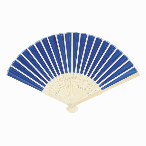 BAMBOO COOL - Opvouwbare waaier kobaltblauw BAMBOO COOL - Opvouwbare waaier kobaltblauw