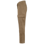 Unisex katoenen stretchbroek Camel 62 FR