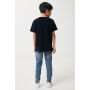 IQONIQ Koli kids lichtgewicht gerecycled katoen t-shirt, zwart (1112)