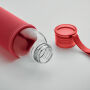 EBOR - Gerecyclede glazen fles 500 ml - Rood