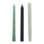 JENS Living Swirl Dinerkaarsen Groen /3