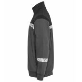 7103 FULL ZIP SWEATSHIRT PGL Grey/Black XS