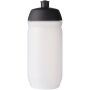 HydroFlex™  knijpfles van 500 ml - Zwart/Transparant wit