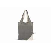 Boodschappentas Gerecycled katoen OEKO-TEX® 140g/m² 38x42cm - Grijs
