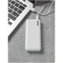 Compress 10.000 mAh powerbank met hoge dichtheid - Wit