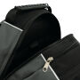 HYPE - Luxe polyester rugzak/ laptoptas grijs, zwart