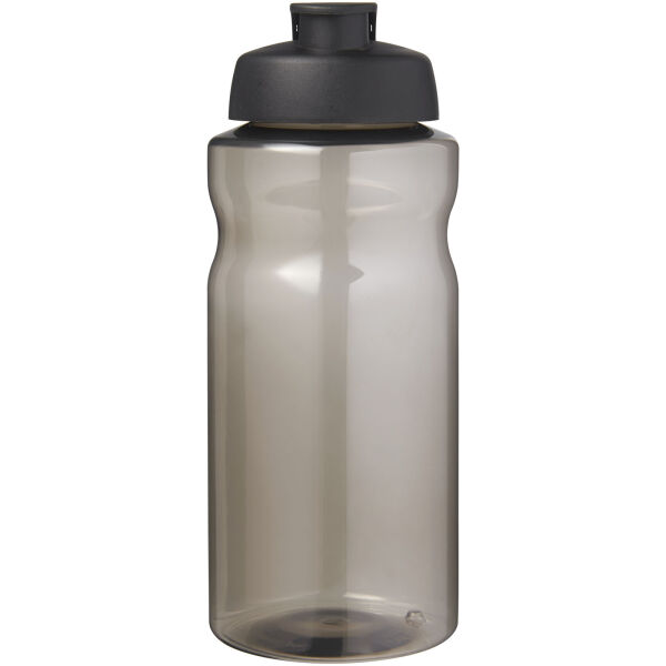 H2O Active® Eco Big Base 1 l drinkfles met klapdeksel - Charcoal/Zwart