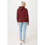 Iqoniq Jasper gerecycled katoen hoodie, bordeauxrood (XXS)