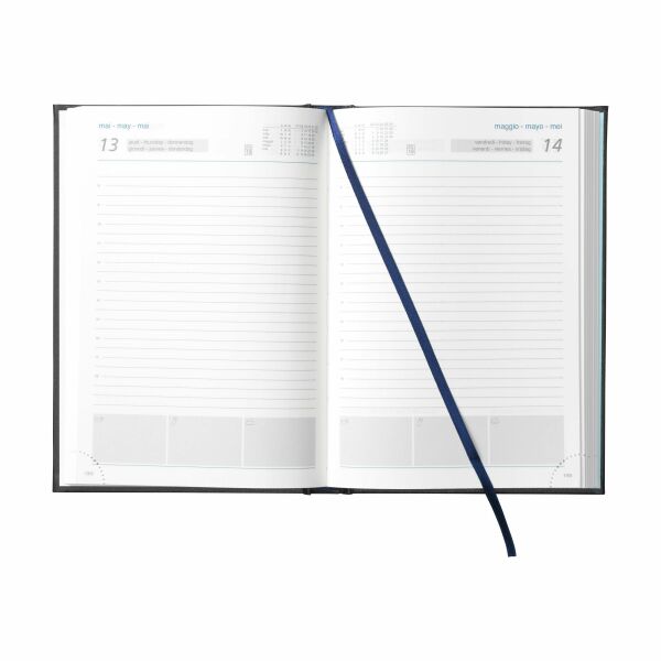 Eurotop Balacron Kalender 6-sprachig - schwarz Eurotop Balacron Kalender 6-sprachig - schwarz