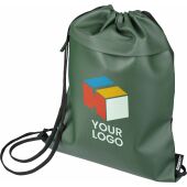 rPET polyester (600D) trekkoordrugzak Auri zwart