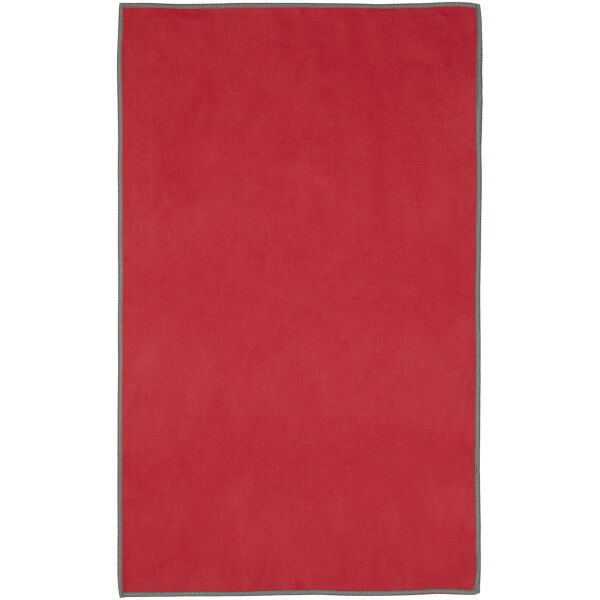 Pieter GRS ultralichte en sneldrogende handdoek 30 x 50 cm - Rood