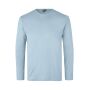 Interlock T-shirt | lange mouw - Lichtblauw, 3XL