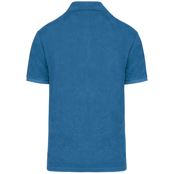 Ecologische badstof herenpolo Riviera Blue XS Ecologische badstof herenpolo Riviera Blue XS