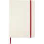 Bass A5 gerecycled notitieboek met gelinieerde pagina's - Rood Bass A5 gerecycled notitieboek met gelinieerde pagina's - Rood