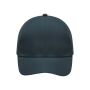 6 Panel Polyester Peach Cap iron-grey