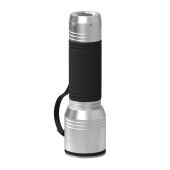 silver, black