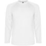 Montecarlo kinder sport t-shirt lange mouw - Wit - 12