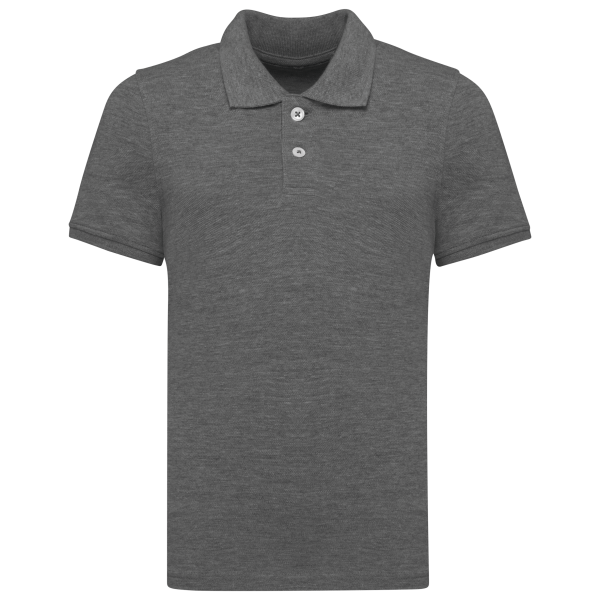 Bio180 piqué kinderpolo Grey Heather 4/6 jaar Bio180 piqué kinderpolo Grey Heather 4/6 jaar