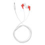 Oortelefoon MUSIC rood