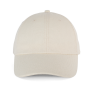 Canvaskatoenen pet met 6 panelen - K-up Gold Label Ecru One Size
