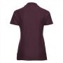 RUS Ladies Ultimate Cotton Polo, Burgundy, S