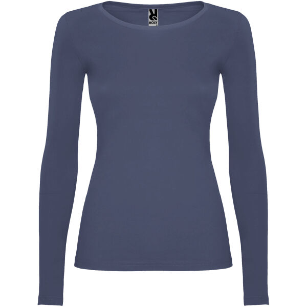 Extreme long sleeve women's t-shirt - Blue Denim - 3XL