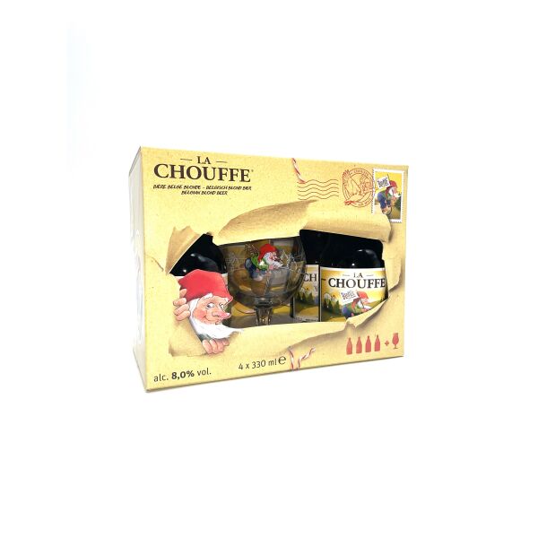 Bierpakket La Chouffe I 4 x 33 cl + bokaal