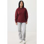 IQONIQ Yoho gerecycled katoen relaxed hoodie, bordeauxrood (L)