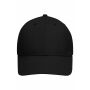 6 Panel Cap Bio Cotton black one size