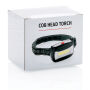 COB hoofdlamp, zwart
