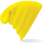 Muts Original met omslag Yellow One Size