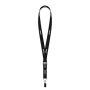 Afneembare polyester lanyard in Pantone-kleur met zeefdruk en bulldogclip Afneembare polyester lanyard in Pantone-kleur met zeefdruk en bulldogclip
