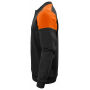 Printer Prime Polosweater Black/Orange 5XL