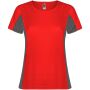 Shanghai Sport T-Shirt für Damen - rot/dunkelblei - roly-S Shanghai Sport T-Shirt für Damen - rot/dunkelblei - roly-S