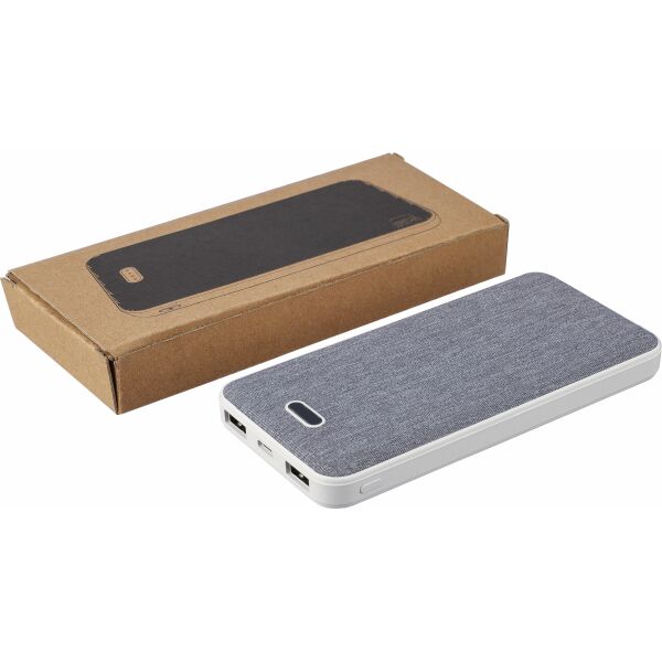 Gerecyclede ABS powerbank Tovi wit Gerecyclede ABS powerbank Tovi wit