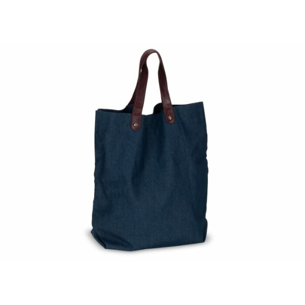 Boodschappentas canvas Denim 310g/m² 42x13x43cm