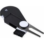 Gerecycled ABS multifunctionele golftool Suki zwart