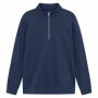 Brickstone unisex half zip sweater, 280 gr/m² - Navy