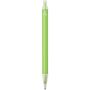 Spectrum balpen van gerecycled aluminium (blauwe inkt) - Limegroen
