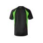 TWO-TONE TECHNICAL T-SHIRT, BLACK/LIME, XXL, VELILLA